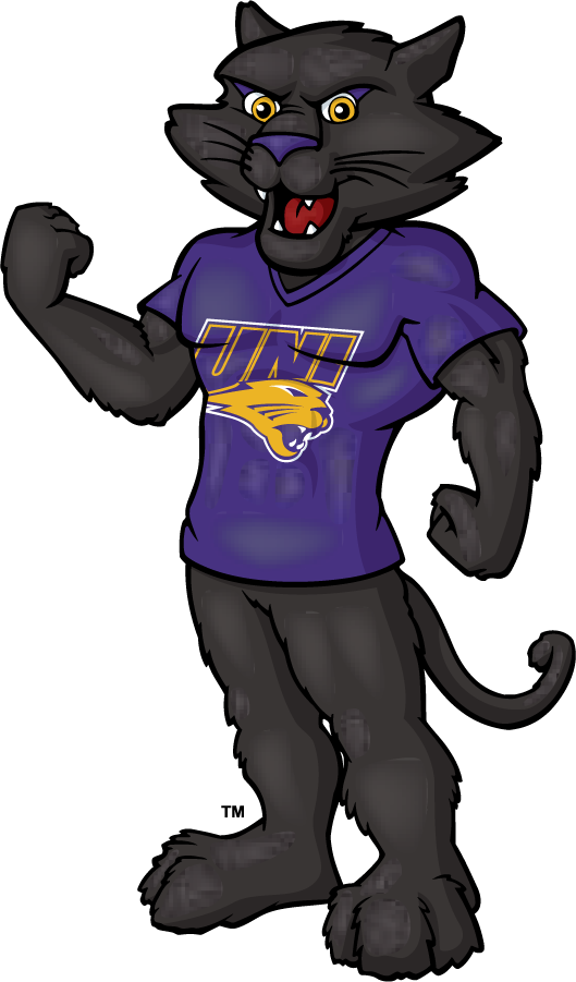 Northern Iowa Panthers 2002-2021 Mascot Logo v2 diy DTF decal sticker